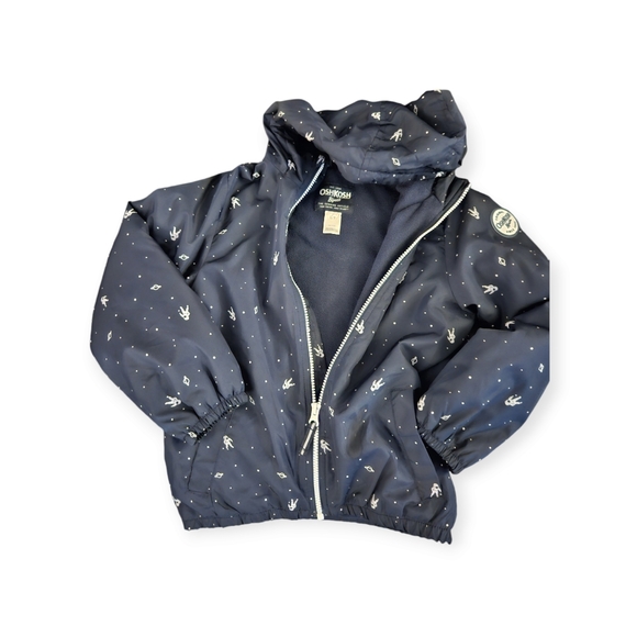 OshKosh B'Gosh Boys' Midweight Fleece Lined Windbreaker Jacket Coat size 7 - Picture 5 of 5